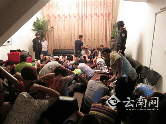 模仿乒乓球摇奖聚众赌博 昆明盘龙警方捣毁多