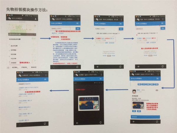 “未央公安微警务”功能介绍图 西安市公安局未央分局供图