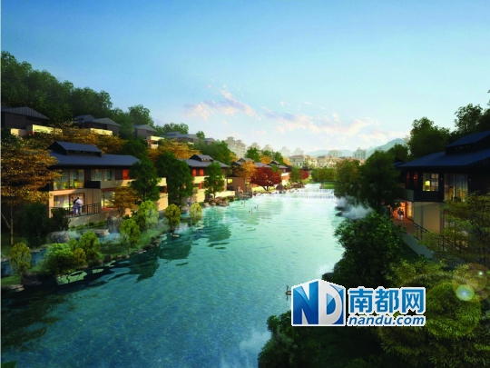 台山颐和温泉城致力于打造国际一流温泉旅游度假区。 资料图片