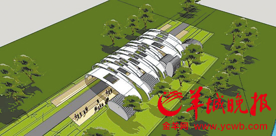 ②有轨电车会展中心站效果图