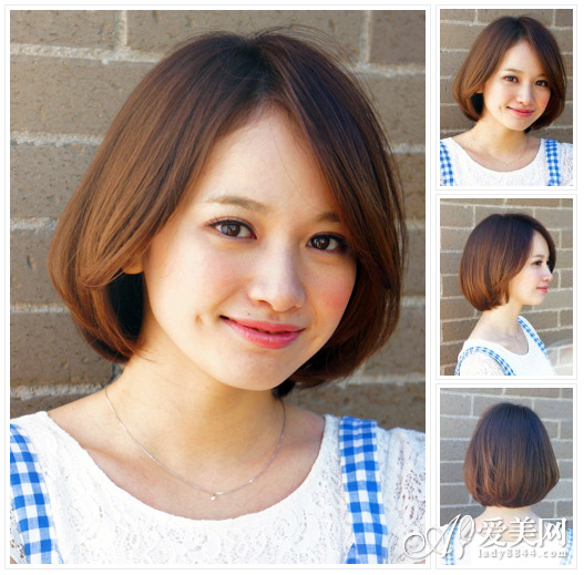 2014<em>最新短发发型</em> 初夏刮起甜美风|发型|<em>刘海</em>_