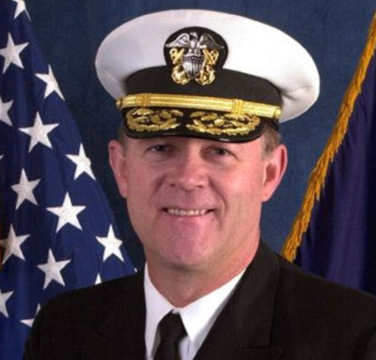 美国武装部队战略司令部副司令、海军中将蒂莫西·贾尔迪纳（资料图）