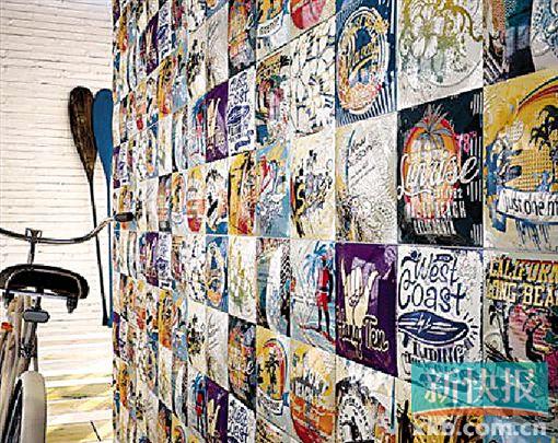 立体花砖(30cm×360cm,共两件)    参考价格:1545元/套    品牌:Dune    地点:美居新生活欧洲陶瓷之家