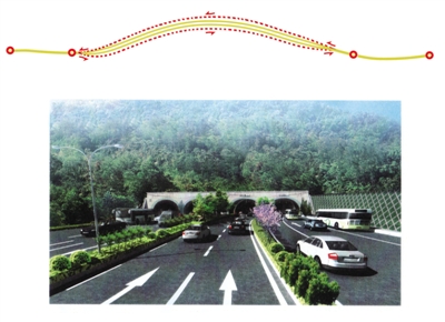 中梁山隧道有望下月扩容改造
