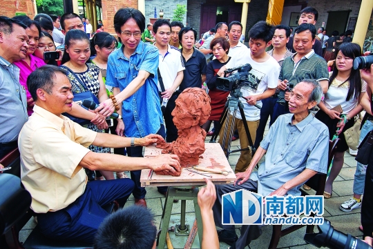 美籍雕塑家"空降"佛山陶艺圈