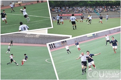 国际学院勇夺2014年重庆大学研究生足球联赛