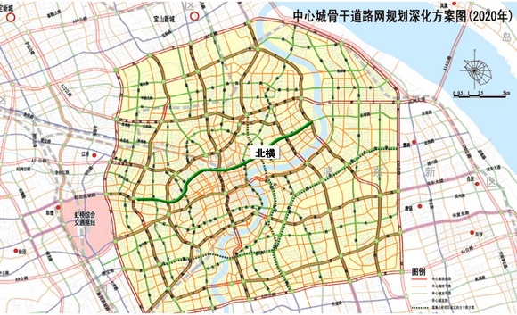 中心城道路系统规划图