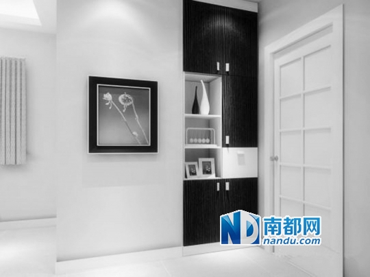 凹位门厅设计参考图。