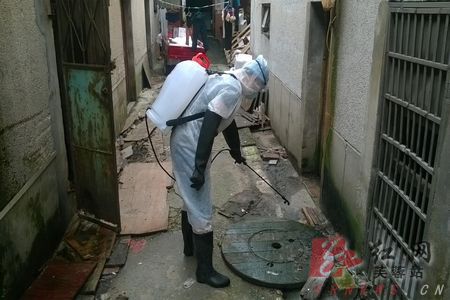 长沙市芙蓉区开展暴雨过后卫生防疫工作|消毒