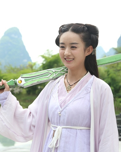 花千骨古装发型 赵丽颖霍建华“爱”发髻