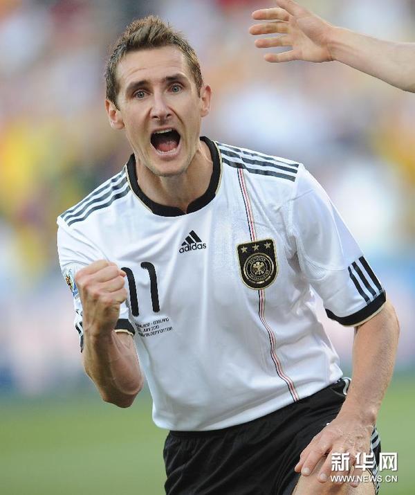 克洛泽宣布退出德国国家队 世界杯射手王传奇