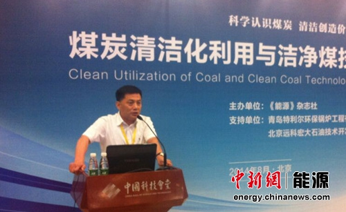 青岛特利尔股份公司董事长李瑞国。中新网 孟守贵摄