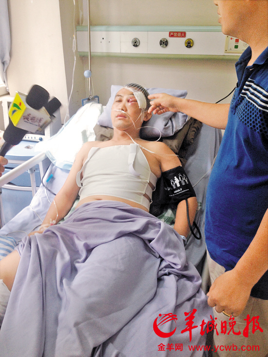 王锋伤势最重，等待手术