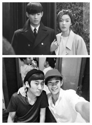 Zion和表哥金秀賢。