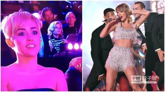 麦莉·赛勒斯（左） 图片来源：台湾“中国时报”