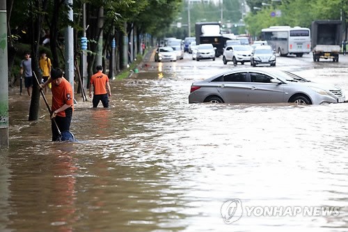 韩国近年来发生的暴雨灾害|暴雨|受灾