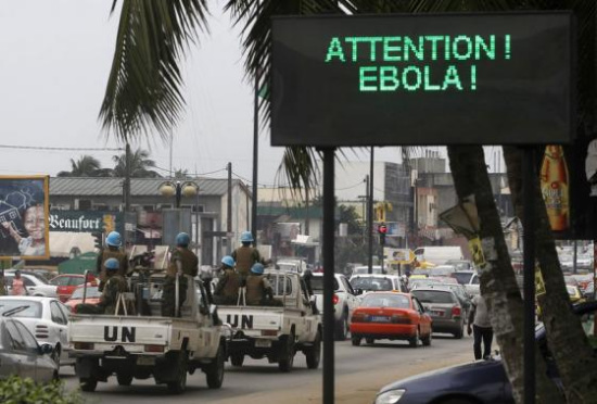 埃博拉病毒在西非肆虐