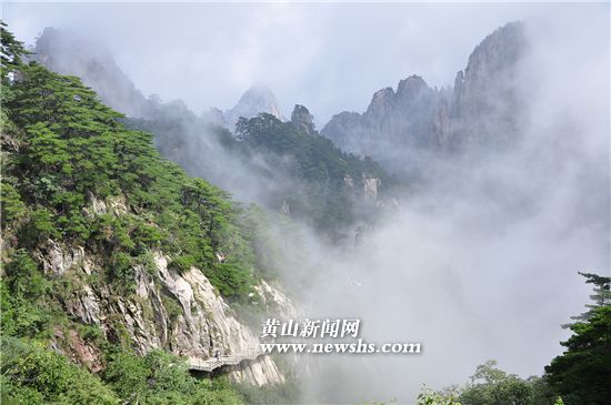 黄山风景区:加强交通管理 缓解客流高峰(图)|游