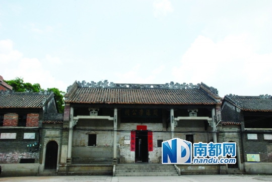 周源李公祠坐落在荷塘篁湾村。 资料图片