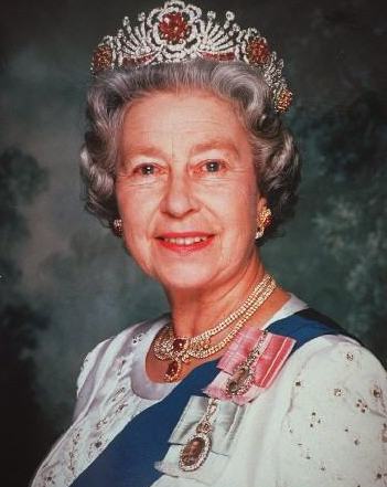 图为英女王伊莉莎白二世。