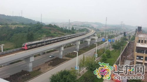 6号线五里店至茶园段已进入车辆调试阶段。重庆轨道集团供图 华龙网发