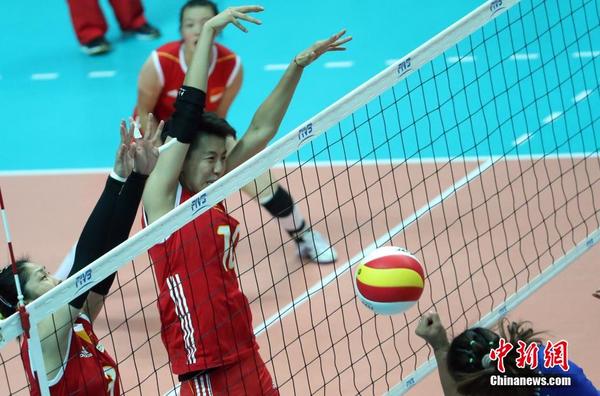 中国女排战胜泰国队晋级亚运决赛|女排|泰国队