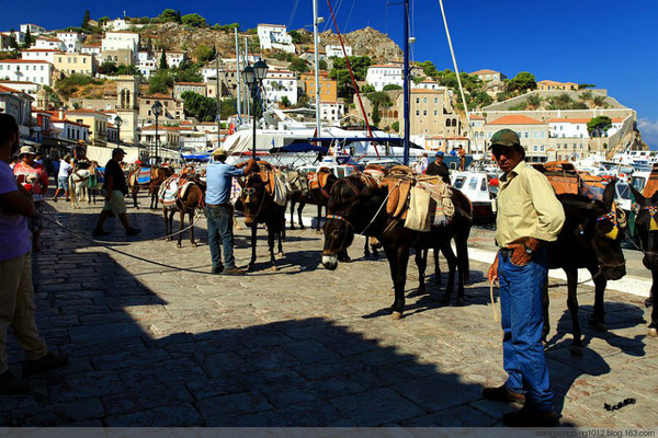 【原创摄影】希腊-用毛驴作为交通工具的伊德