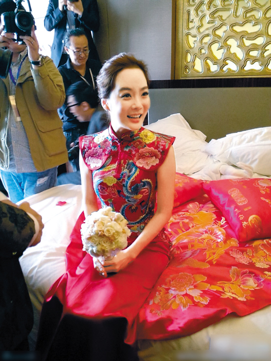 蔡琳嫁给中国80后男星|蔡琳|婚礼