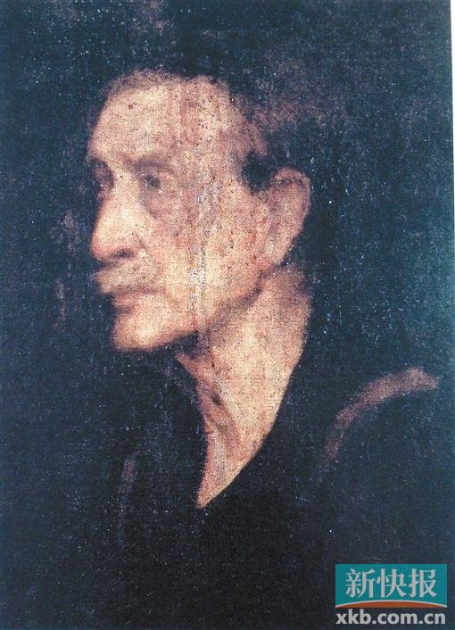 ■冯钢百 男人肖像