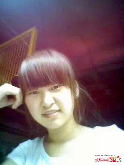 女儿倩倩的遗像