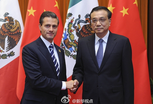 李克强:希望墨西哥公平对待中国企业|培尼亚|墨西哥