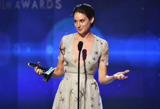 谢琳·伍德蕾(Shailene Woodley)获今年好莱坞电影奖“突破女演员奖”