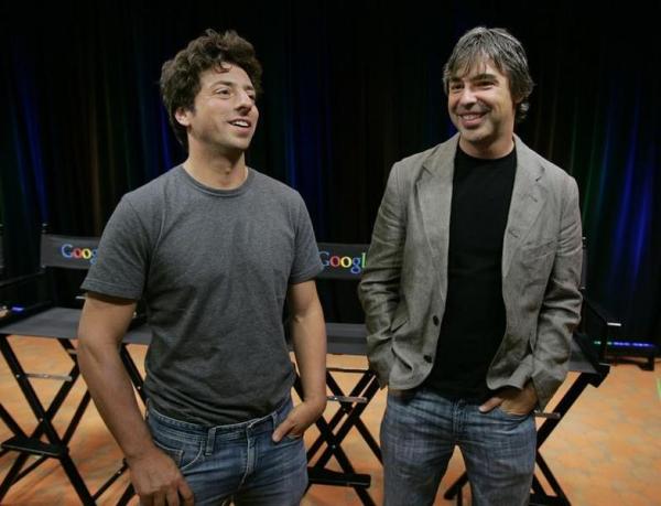 第9名:谢尔盖·布林(sergey brin,41岁,拉里·佩奇(larry page,41