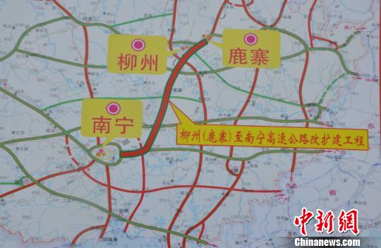 改扩建示意图（林浩 摄）