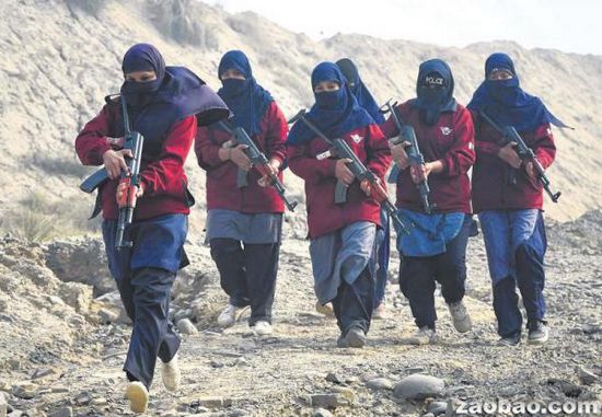 巴基斯坦加强对塔利班攻势 征女兵增强军力(图
