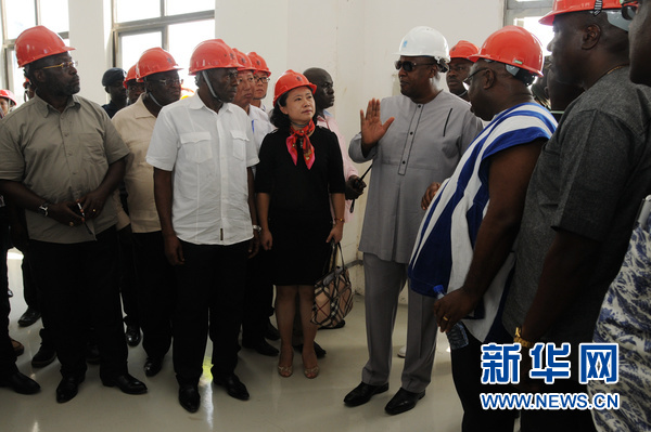 加纳总统:中国企业助加纳人民用上放心水|加纳