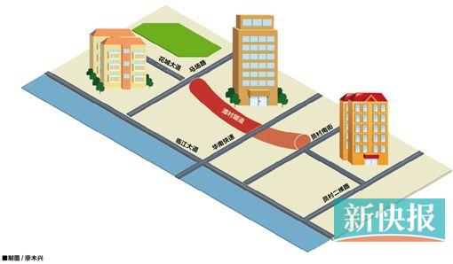 潭村隧道与潭村立交一起,将花城大道与华南快速连接起来。