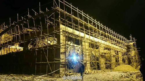 湖南郴州一建筑工地发生坍塌事故 多人被埋|脚