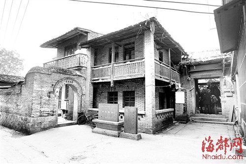 位于福州阳岐村的严复故居，和普通百姓家没什么两样