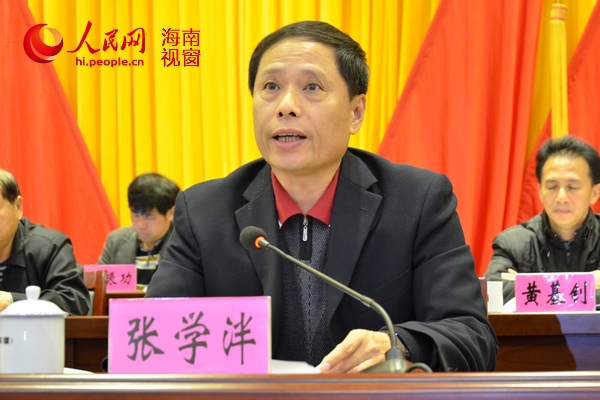 海南省文明办主任张学泮讲话
