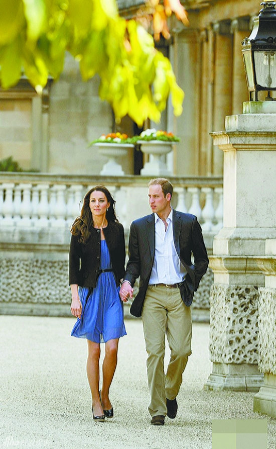 威廉王子和凯特王妃(资料图片)