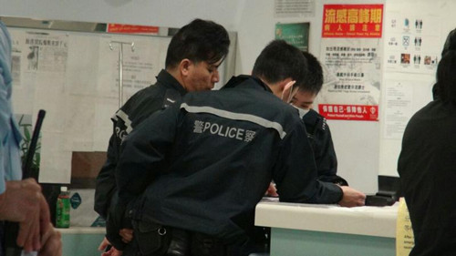 香港湾仔警察总部一名文职警员猝死。（香港《星岛日报》网站）