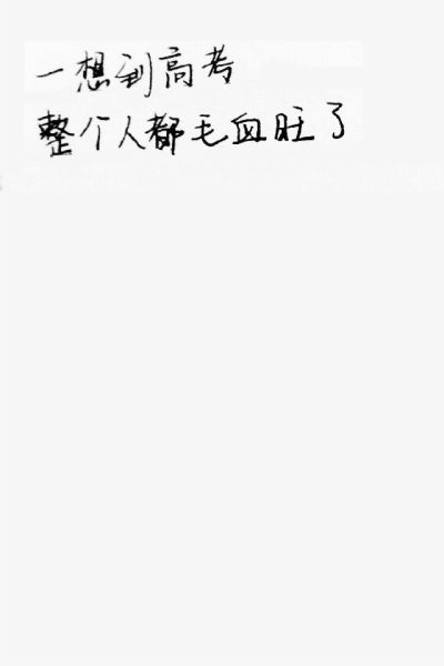 　　王玎玲描述了对将要参加的高考的感受