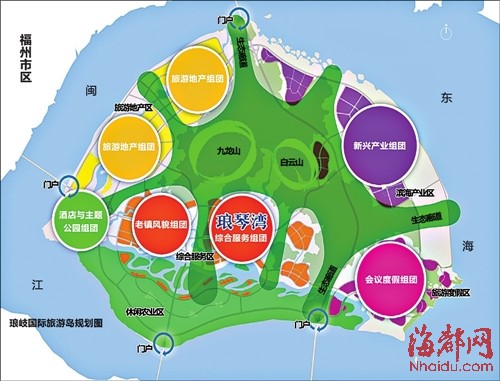 琅琴湾区位示意图