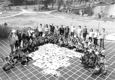 亚太森林组织在泰国开展森林生态恢复青少年教育活动。 （亚太森林组织供图）