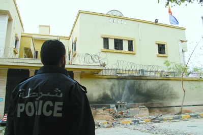 西班牙驻利比亚大使馆 炸弹袭击