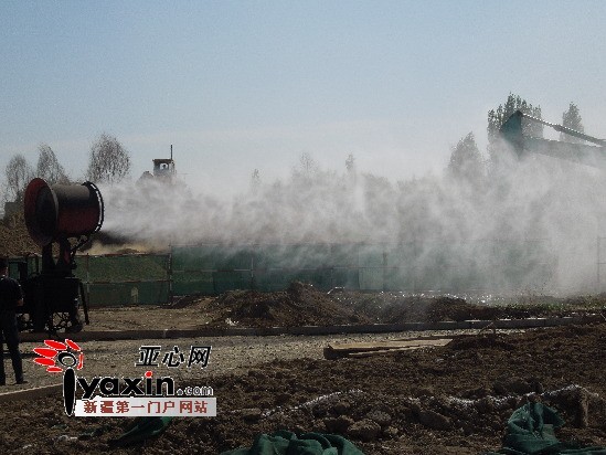乌鲁木齐市米东区召开建筑施工扬尘污染治理现