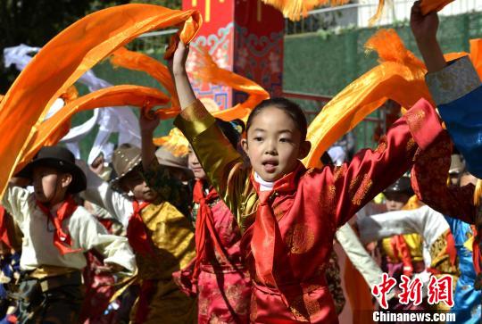 西藏儿童欢庆六一国际儿童节|庆祝|学生