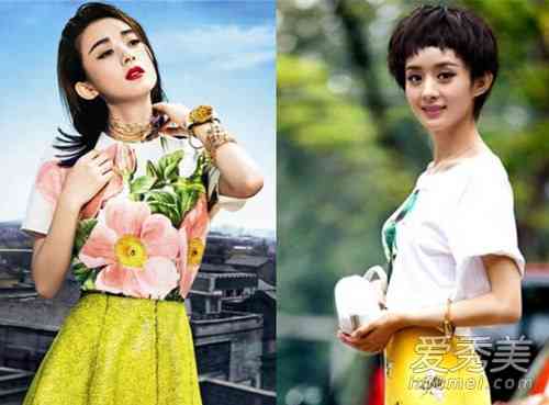 林志玲赵丽颖唐嫣 一剪短发气质全无的女星图片