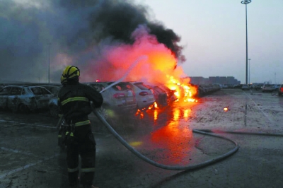 天津滨海新区|伤者|消防员